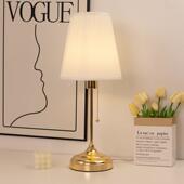 6009室古拉装 客厅卧绳护灯眼小夜复GJ 饰台灯 欧式 跨境亚马逊床头台灯美式