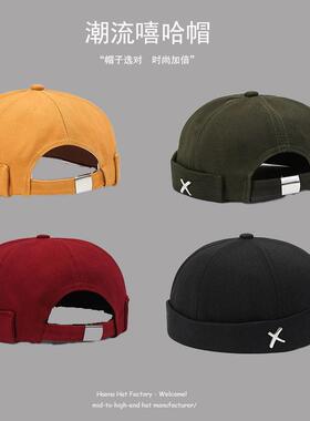 Solid Polyester Sailor Beanie for Men and Women Lightweight
