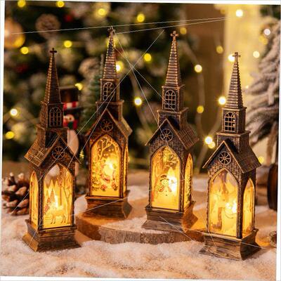 Christmas glow house decoration night light electronic light
