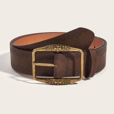 2025 Vintage Brown Leather Belt 复古棕色腰带