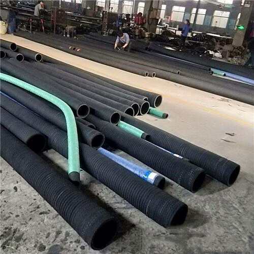 生产16寸耐磨钢丝抽砂橡胶管 400mm大口径高压吸水胶管优质耐磨管