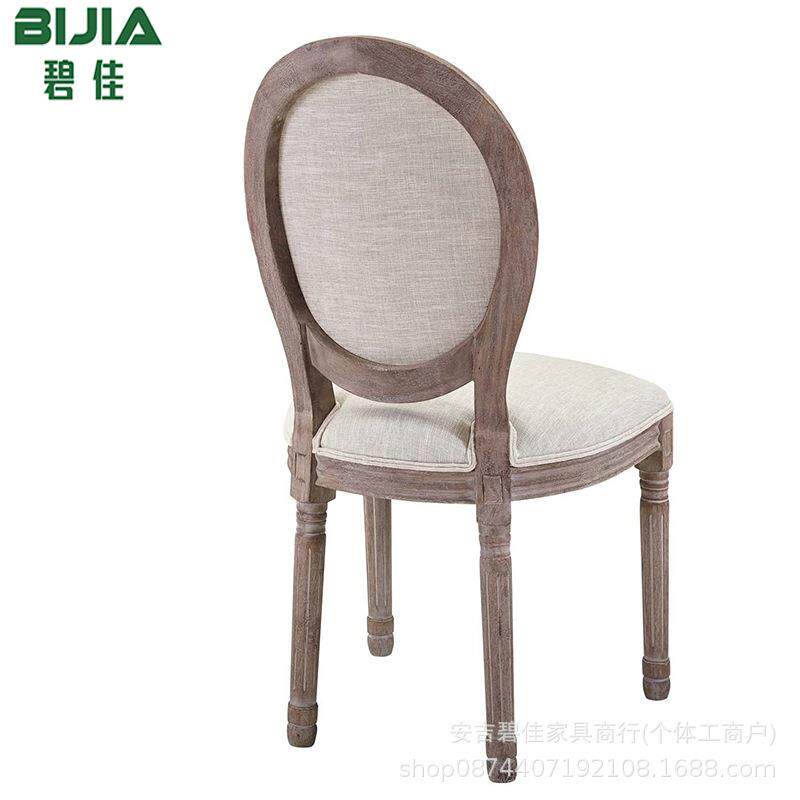 实餐木背龙门椅复古厅椅酒店咖啡圆厅椅婚庆婚礼租BJ-008赁椅田园