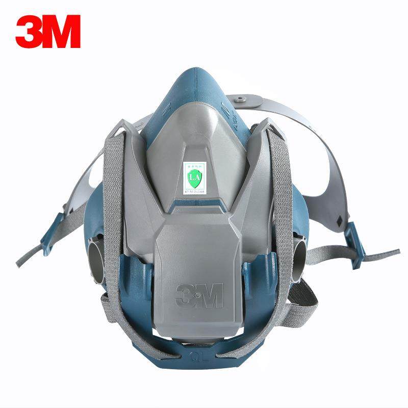 3M 6502滤棉防尘套装 防粉尘面罩 颗粒物劳保防护面罩