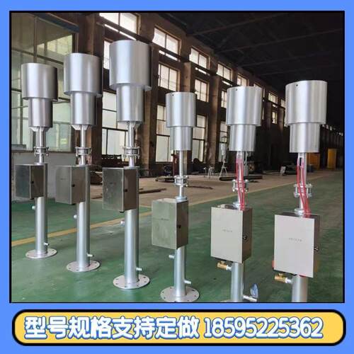 100立方内燃式沼气火炬使用方案垃圾场不锈钢燃烧火炬安装图纸