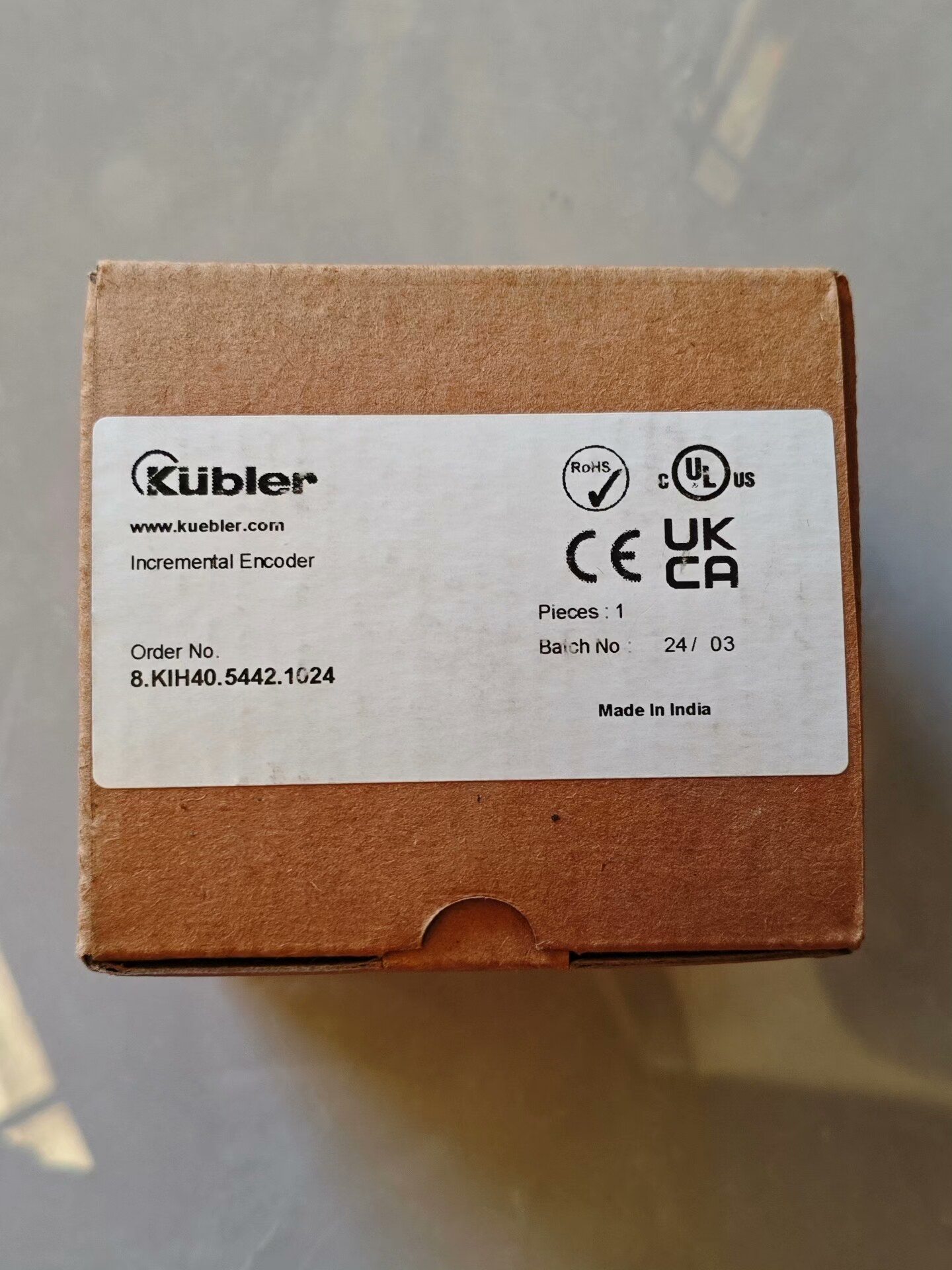 库伯勒编码器 8.KIH40.5442.1024，库存货，未