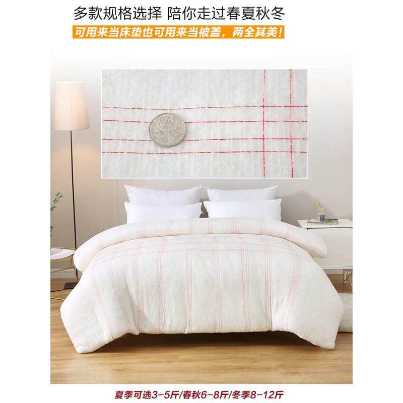 新款单人棉花被学生宿舍棉絮床被子被芯春秋冬被加厚10斤被褥棉被,床上用品,棉花被,淘宝优惠券,粉丝福利购,淘宝优惠卷