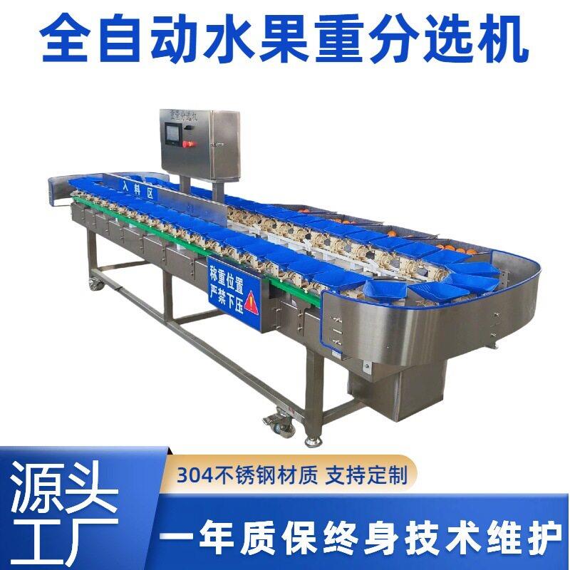 全自动南瓜重量分选机果蔬重量分选流水线农产品加工设备