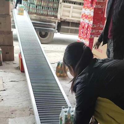 源头工厂直销动辊道滚筒输送线装卸ADI货折神无器叠不锈力钢滚筒