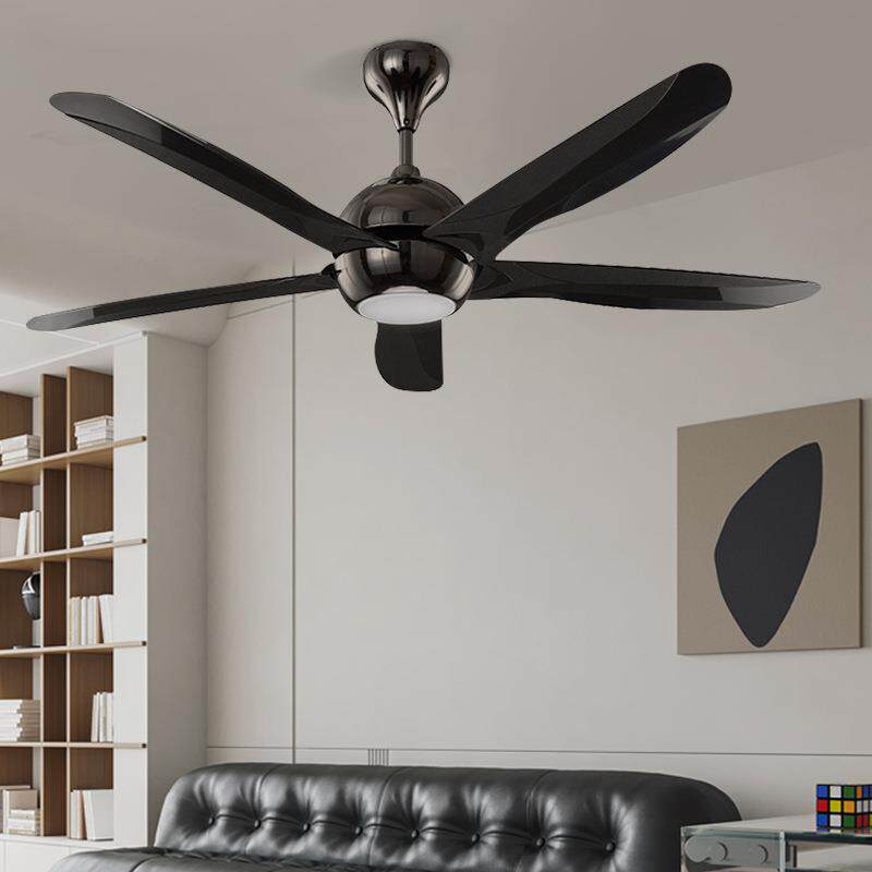 复古美式吊扇灯56寸客厅卧室LED静音吸顶风扇灯欧式仿古带灯吊扇