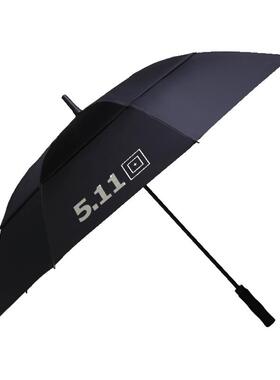 正品5.11户外钓鱼超大碳纤维手柄雨两伞511黑色全动自用层伞双遮