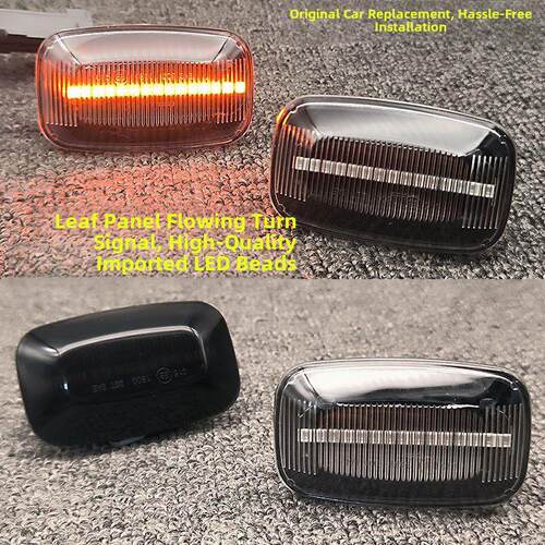 适用于Fj陆地巡洋舰Lc100Lc80Lc76Lc90Lc70挡泥板灯Led流量灯转向