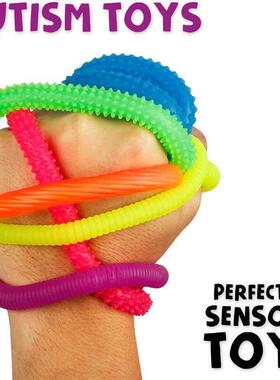 Squishy Textured Stretchy Strings Fidget Toy Bumpy面条拉拉乐