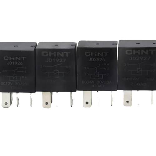 Chnt正泰汽车继电器Jd1926 1927 2926 2927A 12V 24V 30A 4英尺5
