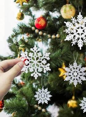 Christmas Fake Snowflakes Xmas Tree Hanging Orname
