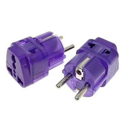 Wonpro稳不落德国法国巴厘岛韩国俄罗斯德标一转二万用转换插头