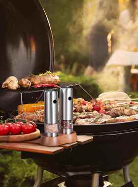 现货黑胡研器椒不锈瓷钢充电电动胡椒磨陶芯72905研磨机电磨动研