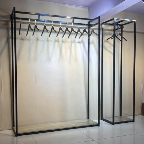 精品服装店衣架展示架高档婚纱架铁艺服装架礼服货架秀禾架落地式