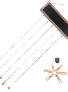 Wooden Tag Photo Holder Wall Display Picture Decor