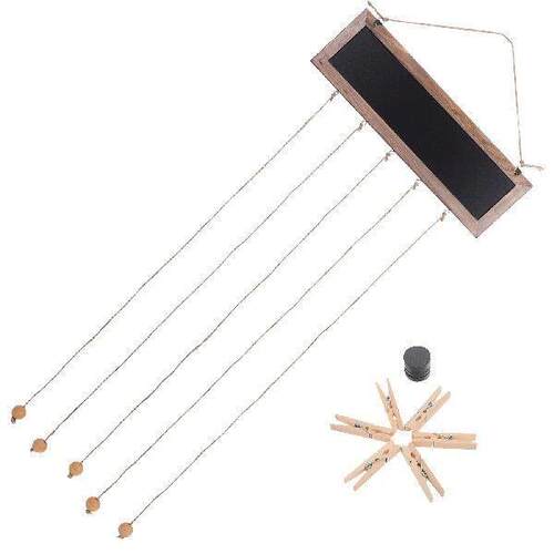 Wooden Tag Photo Holder Wall Display Picture Decor
