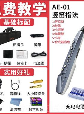 新款roAland罗电吹管ae1乐器大全E01c ae05电萨克斯电兰子吹管葫0