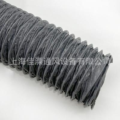 排尼布管风管耐高温34028灰色通风排烟螺旋钢丝气管鼓龙风机伸缩