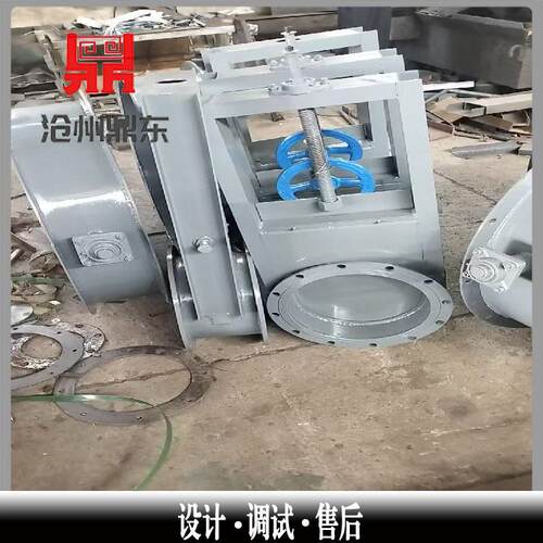 烟气管道多插板阀门手电两用闸板阀气动执行器闸阀生产厂家