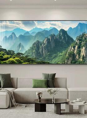 2025新款家有靠山挂画客厅沙发背景墙装饰画高档大气办公室壁画