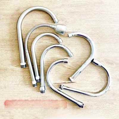 18厨房卫生间洗菜盆水龙头出水管起泡器万向管旋转大弯管出水弯头