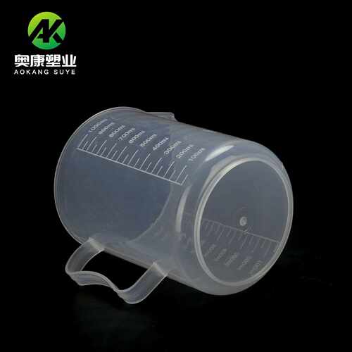 厂家现货10100把ml塑料量TCD杯刻度杯透0明度高带00毫升实验室量
