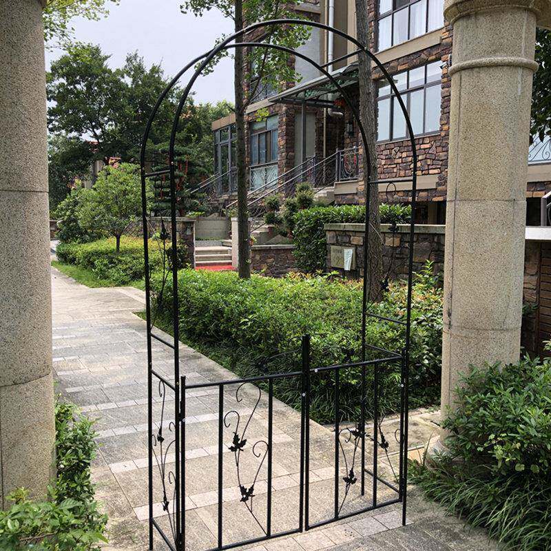 铁葡萄架玫瑰铁线莲玫瑰拱拱花架攀爬藤架植物攀爬支架庭院