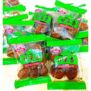 品田佳甘草杏500g散装 零 称重有核杏肉杏脯杏干果脯蜜饯独立小包装