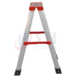 工厂工程加厚铝合金人字梯子 便携多功能阁楼爬梯折叠梯子