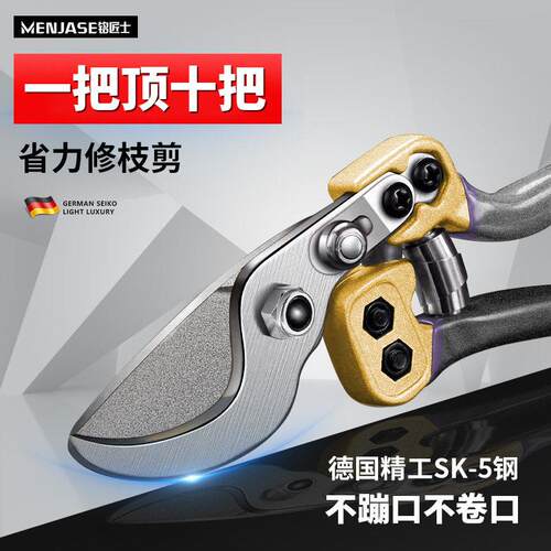 德国精工强力树枝剪刀省力修枝剪粗枝花枝家用园林园艺果树专用剪