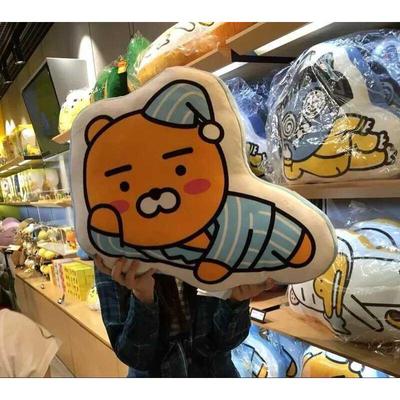 狮子屁桃汽车头枕公仔玩偶抱枕靠枕靠枕送人礼物含礼品袋