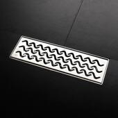 3地04不锈钢水加厚防臭漏卫生淋ZBG间浴房长方形大排量户外阳台下