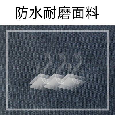 印刷手布欧克奇提文防件袋帆大容量水双层文袋商务会议资料收公纳