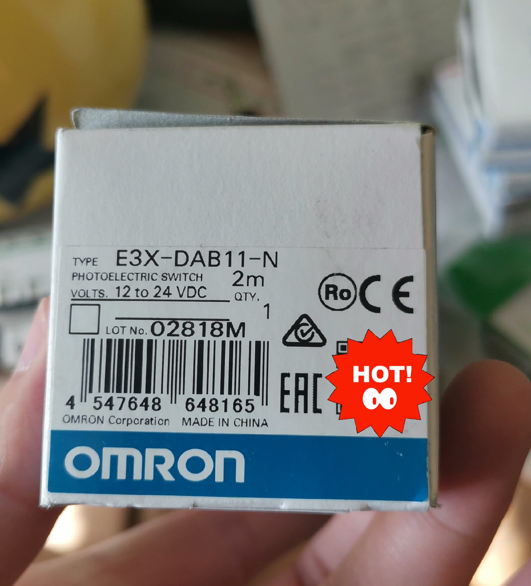 OMRON欧姆龙 E3X-DAB11-N 数字光纤放大器，全