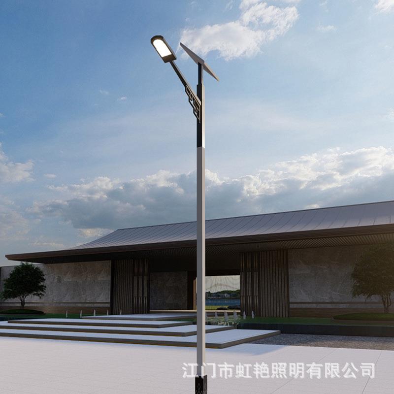 户外灯路灯太阳能高杆灯方杆新农村广场灯厂区街道工程道路照明灯