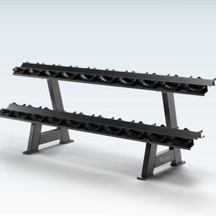 乔山VISION双层哑铃架(十对)VST600-FW510家用健身房力量器材