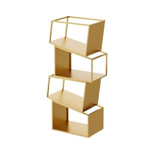 创意网红转角立式 书架落地置物架客厅现代简约立架客厅角落书柜