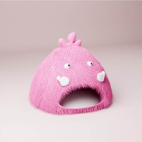 高档怪兽猫窝床猫冬天保暖全封闭式可拆洗季通用猫屋幼睡觉宠四物