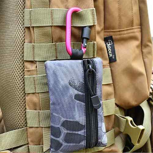 5PCS Carabiner Clip Set Aluminium Alloy Tourist Hooks Fishin