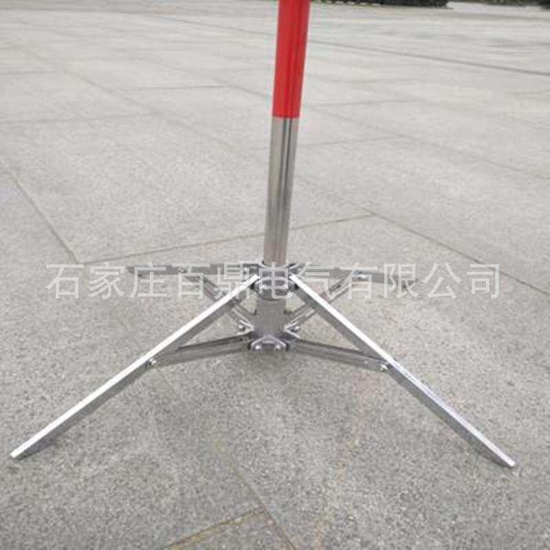 便携式围栏杆 不锈伞式栏杆 电力维修围网支架 围网支架杆不锈钢
