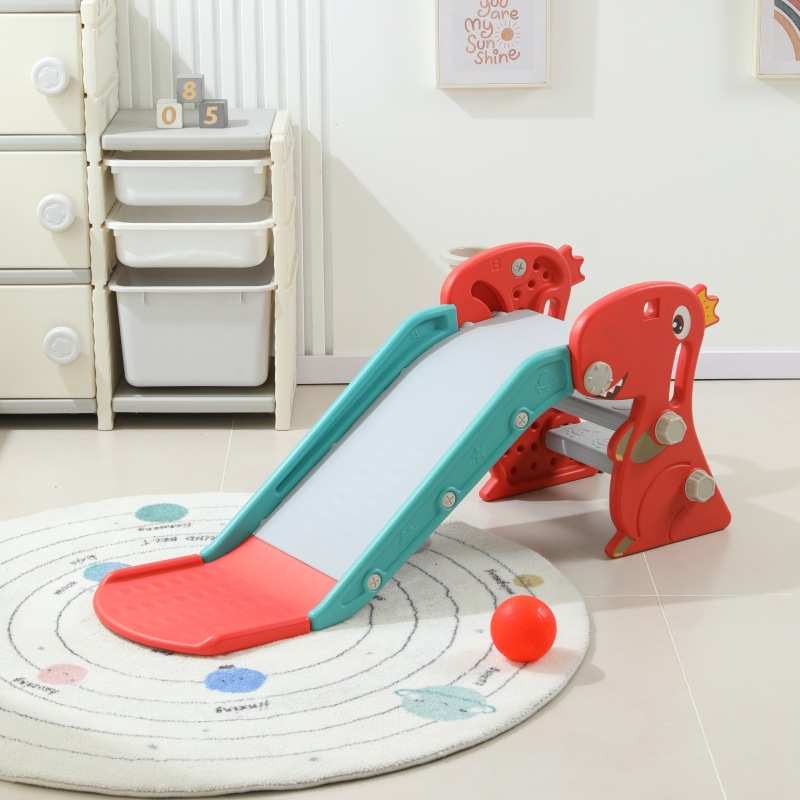 儿童滑滑梯室内外多功能宝宝小孩小型玩具家庭塑料滑梯投篮游乐场