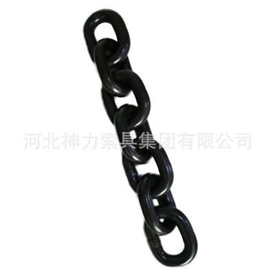 链国标80起重链条锰钢吊索具煮UMG黑条手拉装葫芦防护吊装G链
