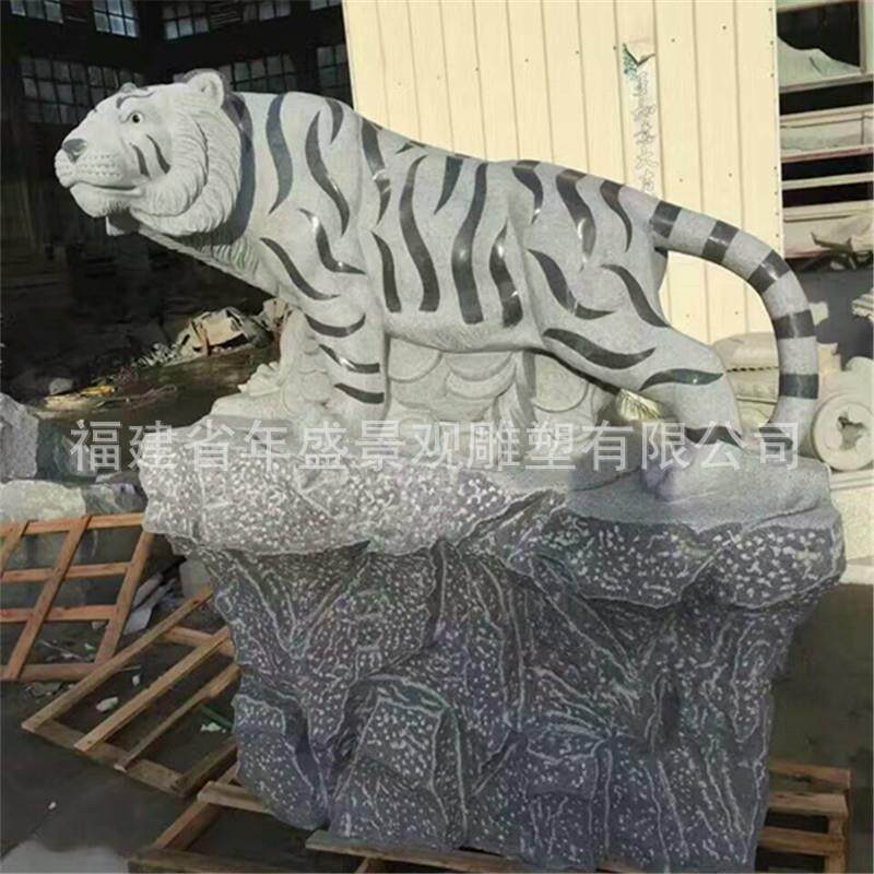 大理石十二生肖雕塑园林绿化景观石雕石头动物雕刻
