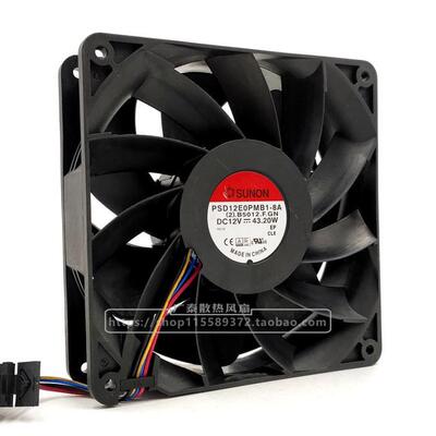 原装建准SUNON PSD12E0PMB1-8A 12V 43.2W 14CM 14038 大风量风扇