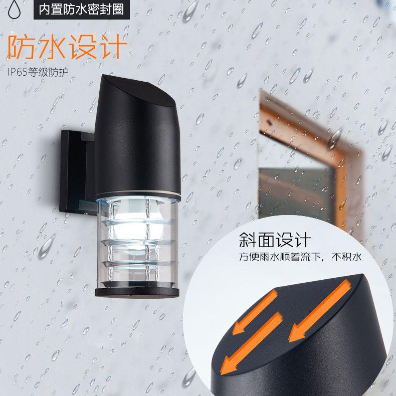 铝户防水壁灯外光控人体感墅应酒店外墙过道灯B1036别小区家用墙