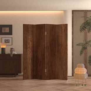 折叠屏风隔断客厅门口卧室F98J89J9茶室公室叠装 饰办墙现代简约隔