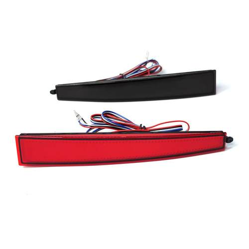 FOR BEZZA后杠灯LED带行车刹车转向流水后保险杠尾灯流光加装改装